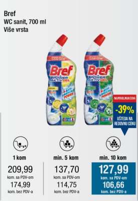 Bref WC sanit, 700 ml