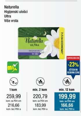 Naturella Higijenski ulošci Ultra