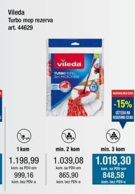 Vileda Turbo mop rezerva