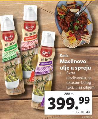Kania Maslinovo ulje u spreju