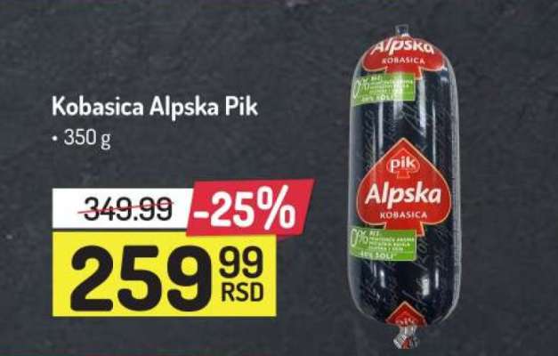 Kobasica Alpska Pik