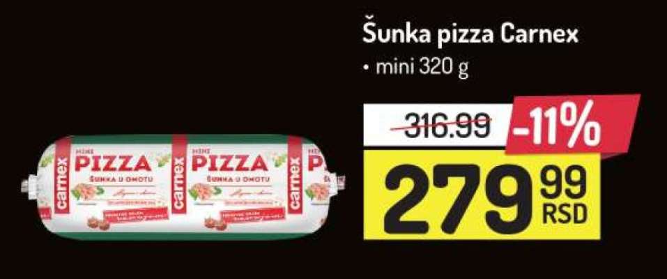 Šunka pizza Carnex
