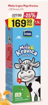 Mleko trajno Moja Kravica