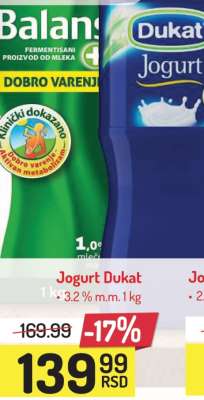 Jogurt Dukat
