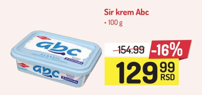 Sir krem Abc