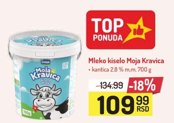 Mleko kiselo Moja Kravica