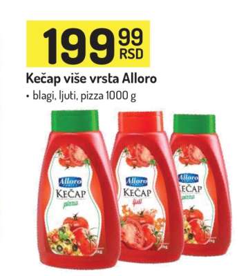 Kečap više vrsta Alloro