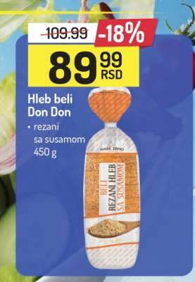Hleb beli Don Don