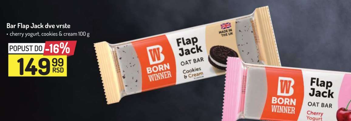 Bar Flap Jack dve vrste