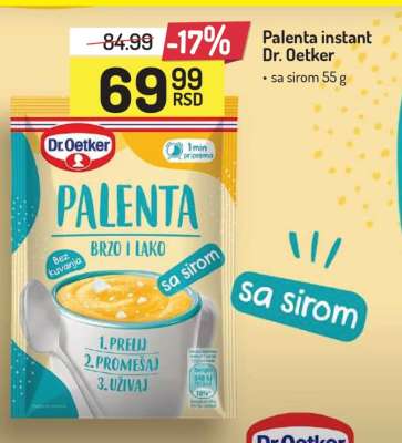 Palenta instant Dr. Oetker