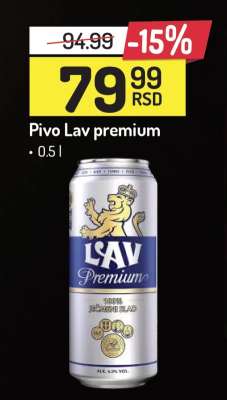 Pivo lav premium
