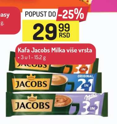 Kafa Jacobs Milka više vrsta