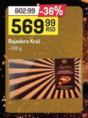 Bajadera Kraš