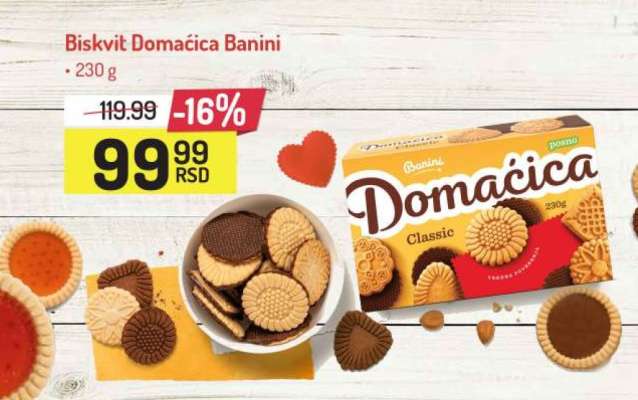 Biskvit Domaćica Banini