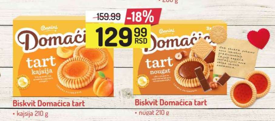 Biskvit Domaćica tart