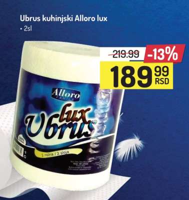 Ubrus kuhinjski Alloro lux