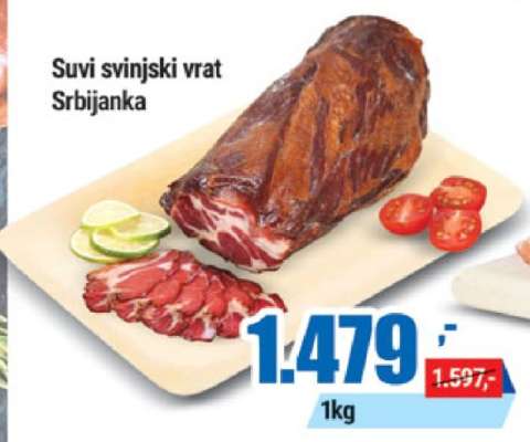 Suvi svinjski vrat Srbijanka