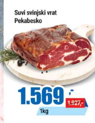 Suvi svinjski vrat Pekabesko