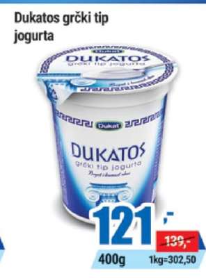 Dukatos Grčki tip jogurta