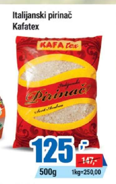 Italijanski pirinač Kafatex