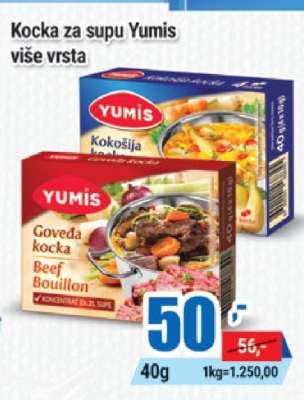 Kocka za supu Yumis