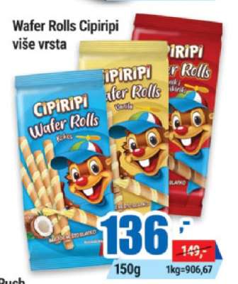 Wafer Rolls Cipiripi