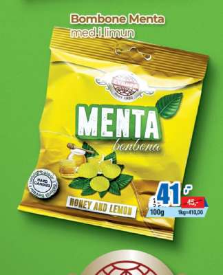Bombone Menta med i limun