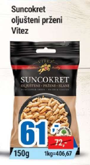 Suncokret oljušteni prženi Vitez