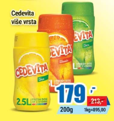 Cedevita više vrsta