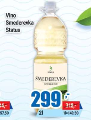 Vino Smederevka Status