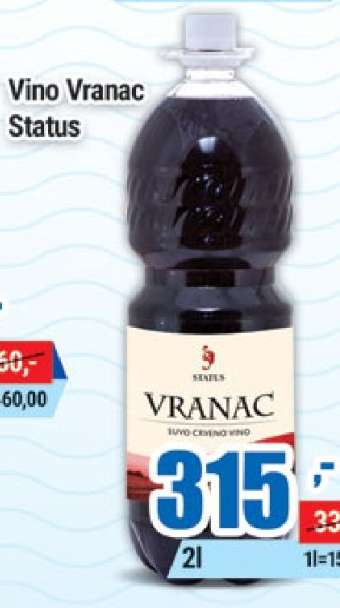 Vino Vranac Status