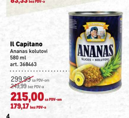 Il Capitano Ananas kolutovi