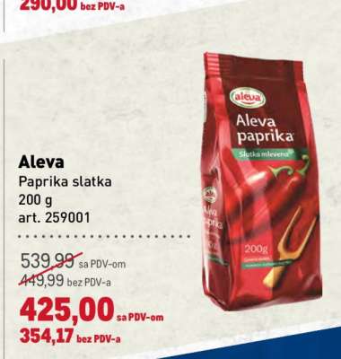 Aleva Paprika slatka