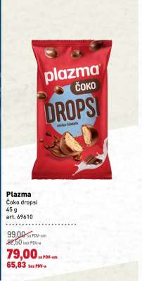Plazma Čoko dropsi