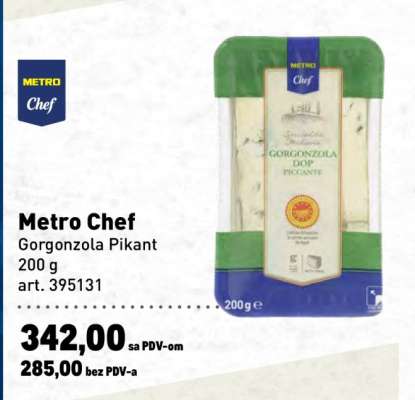 Metro Chef Gorgonzola pikant