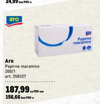 Aro Papirne maramice