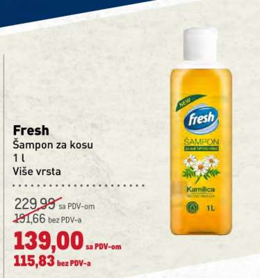 Fresh Šampon za kosu