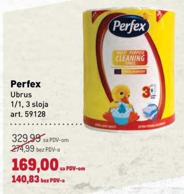 PERFEX UBRUS