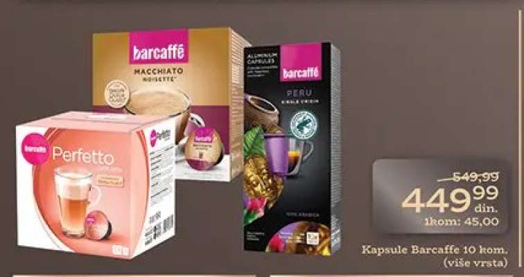 Kapsule Barcaffe 10 kom.