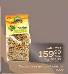 Testenina sa speltom Lazarina