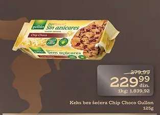 Keks bez šećera Chip Choco Gullon
