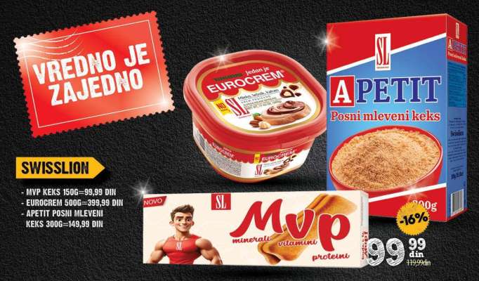 APETIT POSNI MLEVENI KEKS