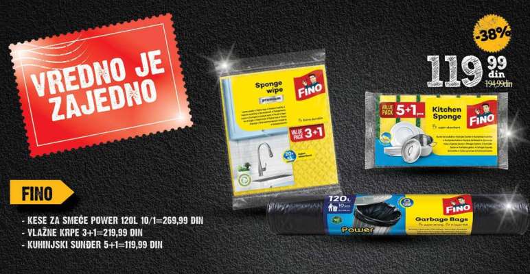 KUHINJSKI SUNDJER 5+1