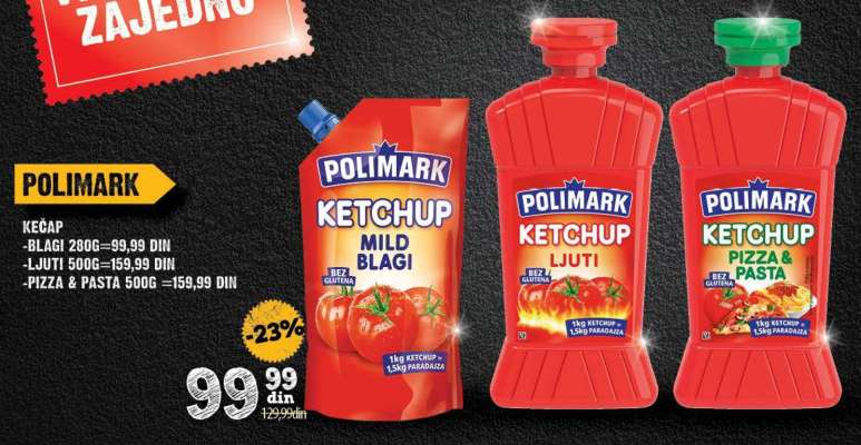 Polimark Ketchup Mild Blagi