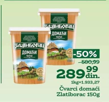 Čvarci domaći Zlatiborac 150g