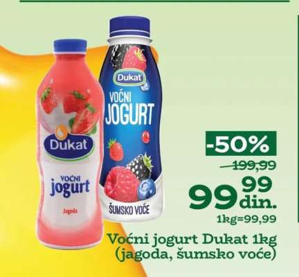Voćni jogurt Dukat 1kg