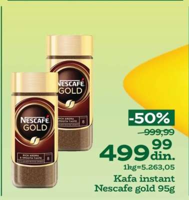 Kafa instant Nescafe Gold 95g