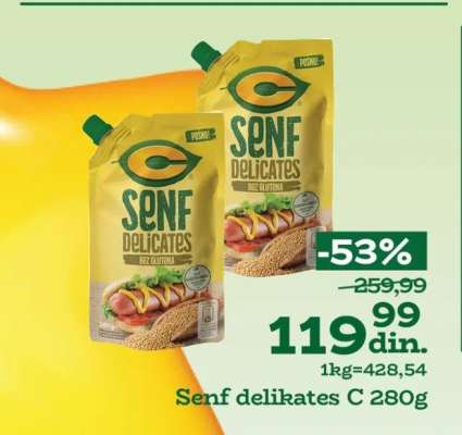 Senf delikates C 280g