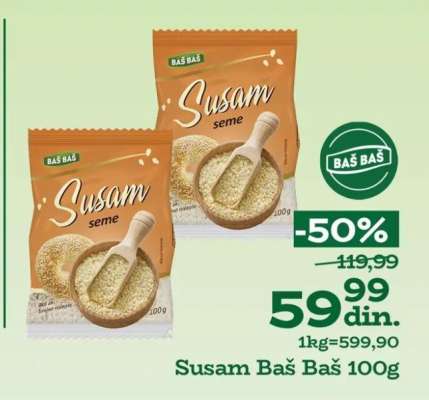 Susam Baš Baš 100g