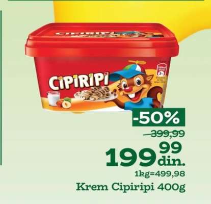 Krem Cipiripi 400g